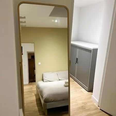 L'esprit Beige Falaise ~ Gare St Roch ~ Free Parking דירה אמיינס