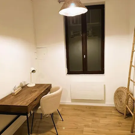 L'esprit Beige Falaise ~ Gare St Roch ~ Free Parking דירה אמיינס